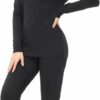 INK+IVY Womens Knit Long Sleeve Scoop Black - Image 6