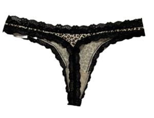 Jenni Women's Lace-Trim Thong Wild Leo - Nude - Image 3