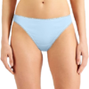 Charter Club Womens Pretty Cotton Bikini 1 Airy Blue