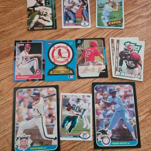 Lot of 10 Sports Memoribilia Baseball Basketball & more