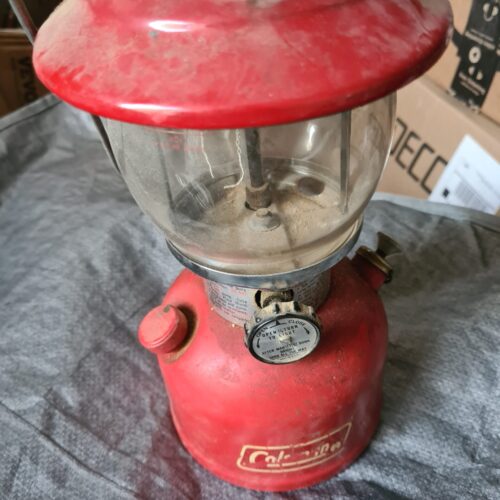 Coleman camping lantern