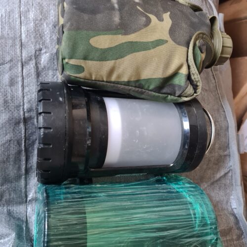 Camping light water bottle and coffee press