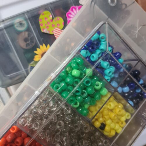 Lot of beads sewing and craft supplies